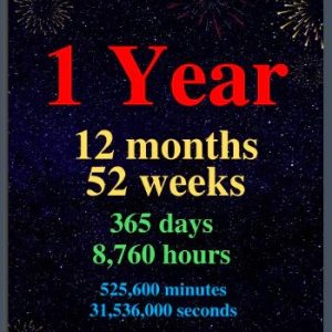Sobriety Cards - Fireworks Countdown Card