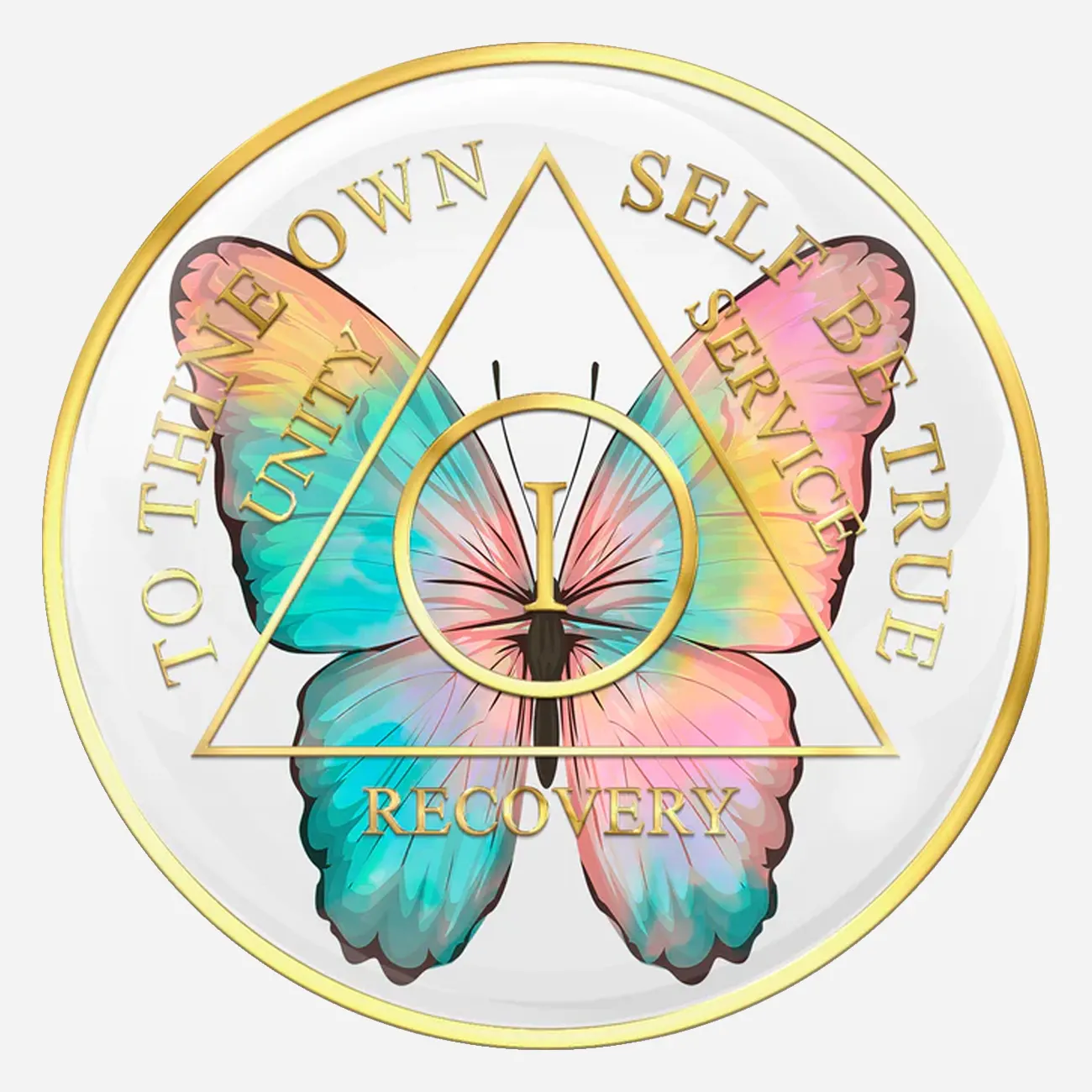 Beautiful AA Butterfly Coin - A Symbol of Transformation