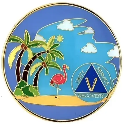 Beach AA Medallion - Front